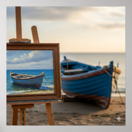 Liten målning poster