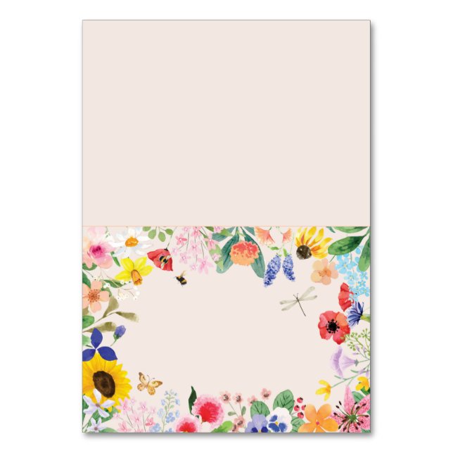 Liten mamma för vildblomma Bebisusslare Monterings Bordsnummer (Framsidan)