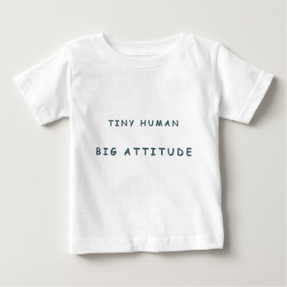 Liten Människa Stor Attityd Baby Fin Jersey T-Shir T Shirt