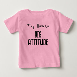 Liten människa, stor attityd t shirt