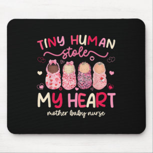 Liten mänsklig stock mitt hjärta Mor Baby Nurse Ni Musmatta