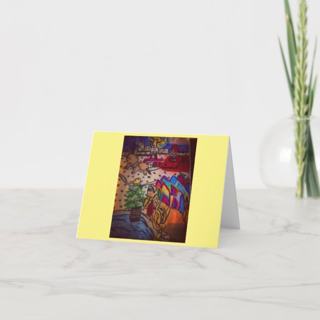 Liten mappad anteckning från Katie Tack Kort (Framsida)