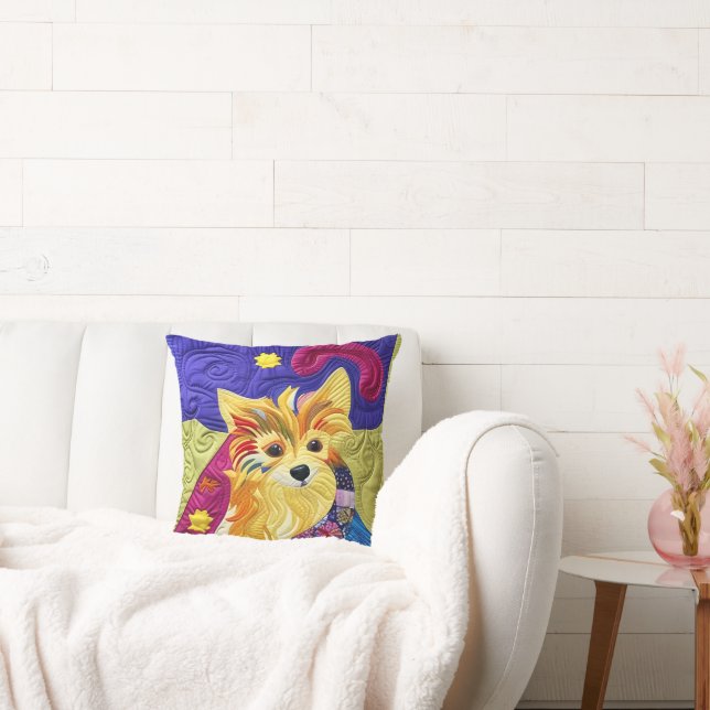 Liten marionettfilm som design kudde (Soffa)