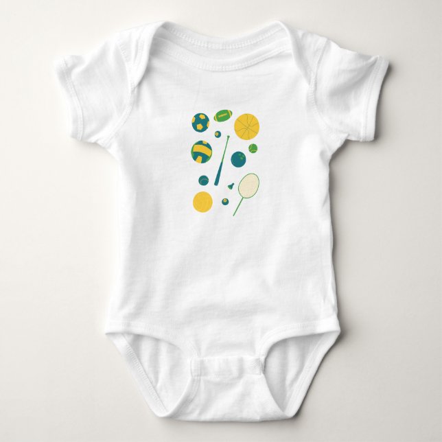 Liten Mästare Babyoverall T Shirt (Framsida)