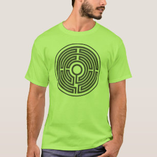 liten medeltida labyrint t-shirt