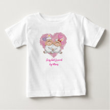 Liten men älskad av mamma Baby T-shirt