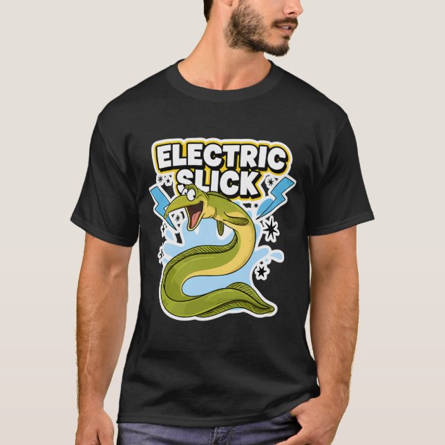 Liten men elak – abborrfiske t shirt (Framsida)