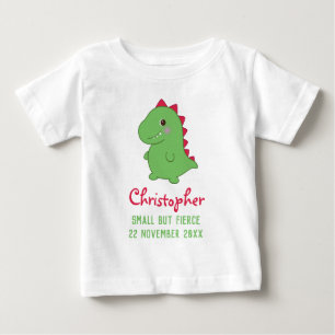 Liten men eldig Rolig söt Dino Chibi T-Rex T Shirt