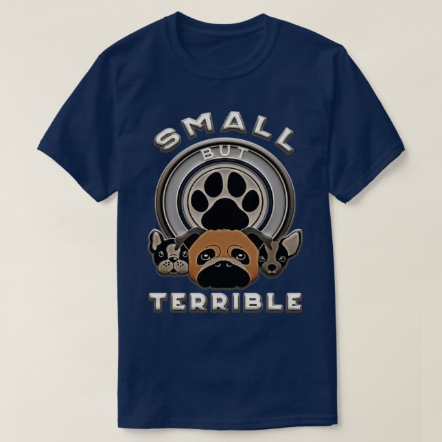 Liten men fruktansvärd t shirt (Design framsida)