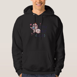 Liten men högljudd - Bebis - Gråtande nyfödd - Skr Hoodie