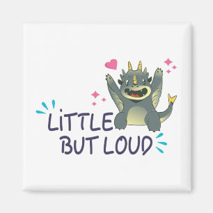 Liten men högljudd sweatshirt magnet