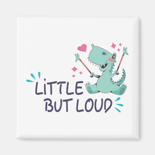 Liten men högljudd T-shirt Bilmagnet Magnet