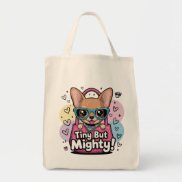 Liten men mäktig Chihuahua T-shirt Tygkasse