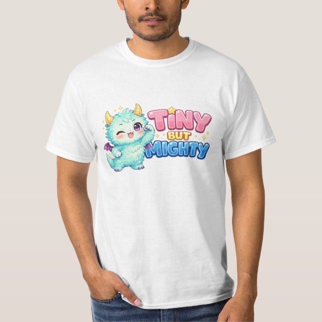 Liten men mäktig drak t shirt (Framsida)