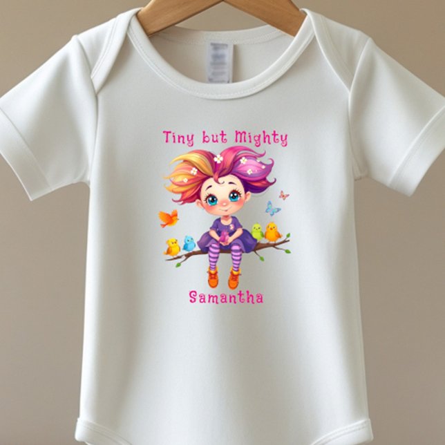 Liten men mäktig regnbågsalva med fågelvänner t shirt (Skapare uppladdad)