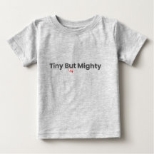 Liten men mäktig söt barn grafisk t-shirt