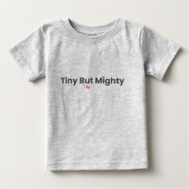 Liten men mäktig söt barn grafisk t-shirt
