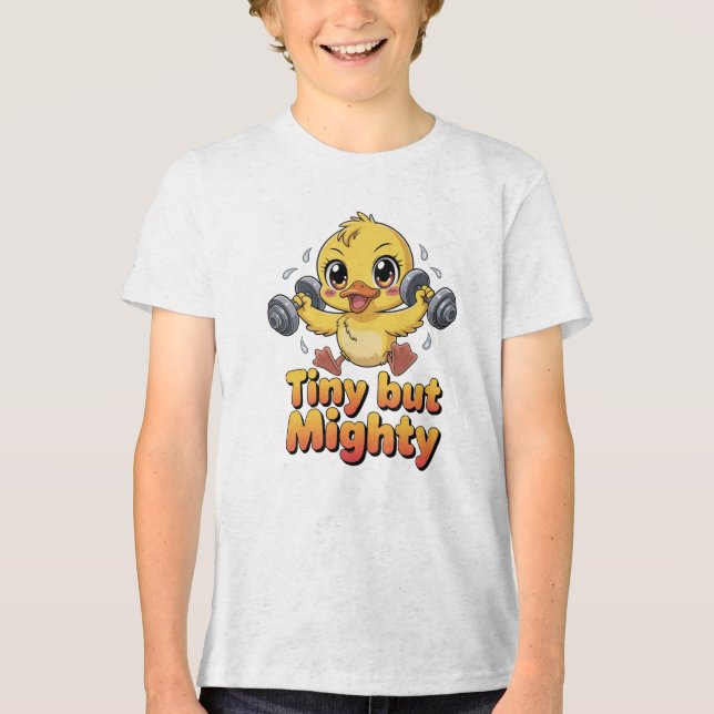 LITEN MEN MÄKTIG T SHIRT (Framsida)
