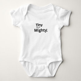 “Liten men stark.” Empowering minimalist babybody T Shirt