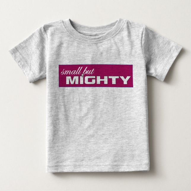 liten men väldig utslagsplats tee shirt (Framsida)