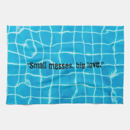 Liten Messer, Big Kärlek Kitchen Towel Kökshandduk