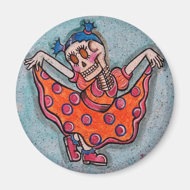 liten miss luci BFK-serie6 - anpassad Magnet (Framsidan)