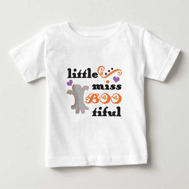 liten miss, söt halloween t-shirt (Framsida)