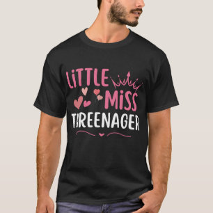 liten miss trefaldig t shirt