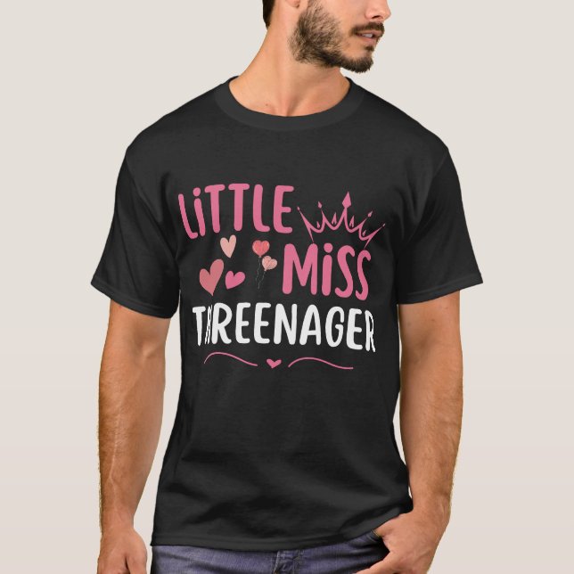 liten miss trefaldig t shirt (Framsida)