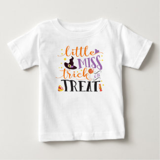 liten miss trick or treat söt halloween tee