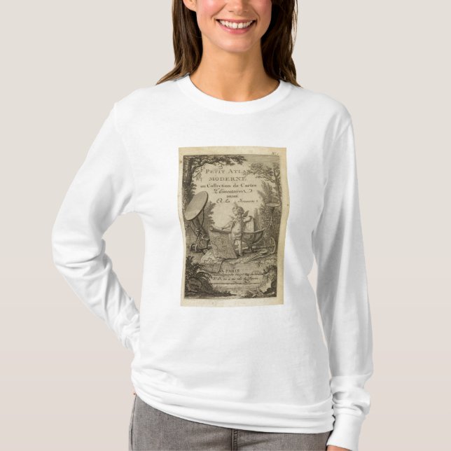 Liten modern kartbok för titelsida tee (Framsida)