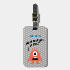 Liten monster (anpassningsbar) bagagebricka