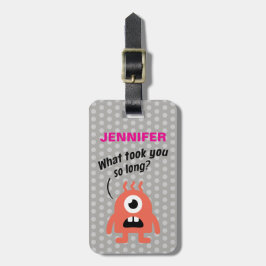 Liten monster (anpassningsbar) bagagebricka