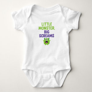Liten monster, stora skrik Rolig Halloween T Shirt
