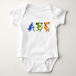 Liten monsteralfabetet ABC T Shirt