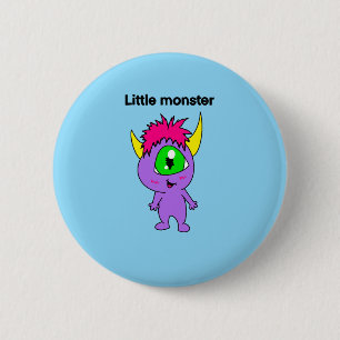 Liten monsterknapp knapp