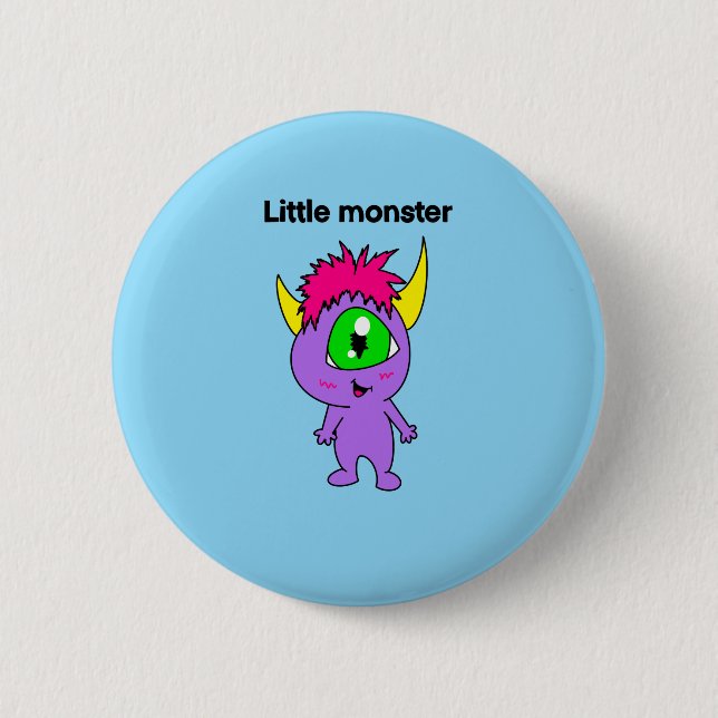 Liten monsterknapp knapp (Framsida)