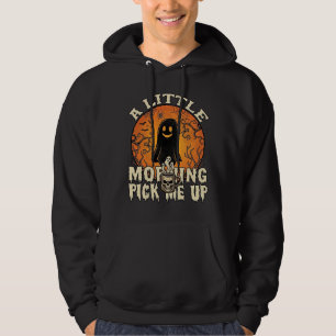 Liten morgonplock Upp Halloween Ghost Skull Mu Hoodie