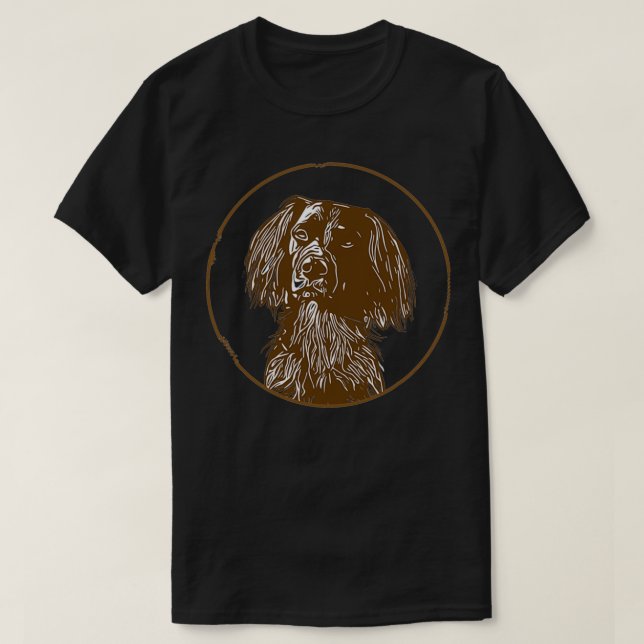 liten munsterlander heidewachtel t shirt (Design framsida)
