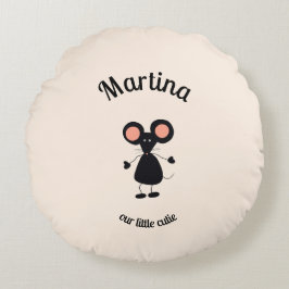 Liten mus rund kudde