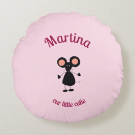 Liten mus rund kudde