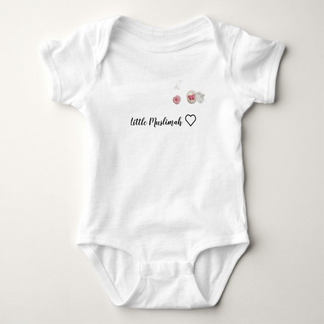 Liten Muslimah overall T Shirt (Framsida)