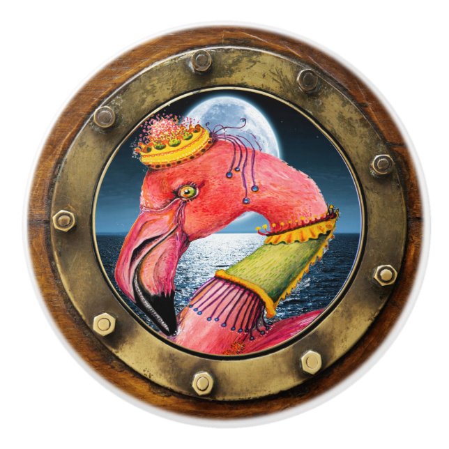 Liten nautisk porträttknapp knopp (Framsidan)