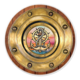 Liten nautisk porträttknapp knopp