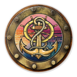 Liten nautisk porträttknapp knopp