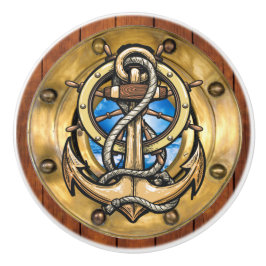 Liten nautisk porträttknapp knopp