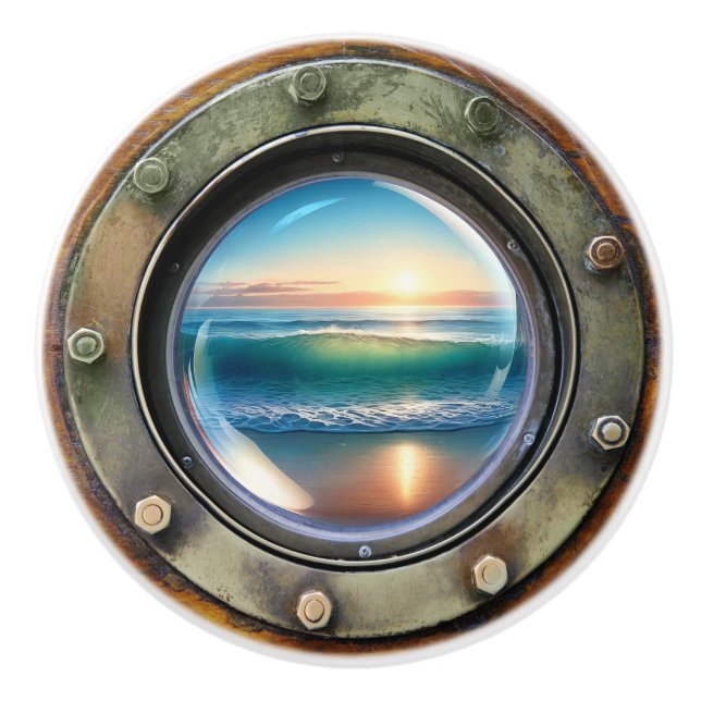 Liten Nautisk teknik - Keramiska lådor i havet Knopp (Framsidan)