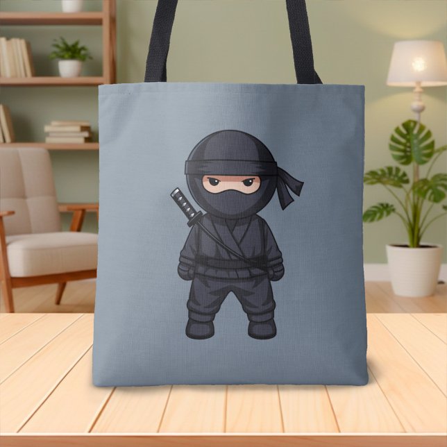 Liten Ninja Krigare på Grått Tygkasse (Skapare uppladdad)
