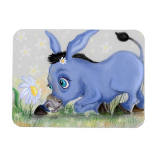 Liten nyckel och Daisy - lägg till Bild / text Magnet