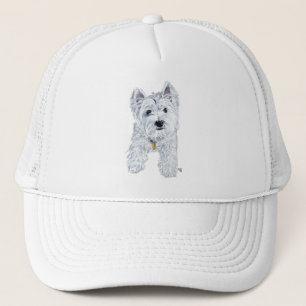Liten nyfiken Westie Keps